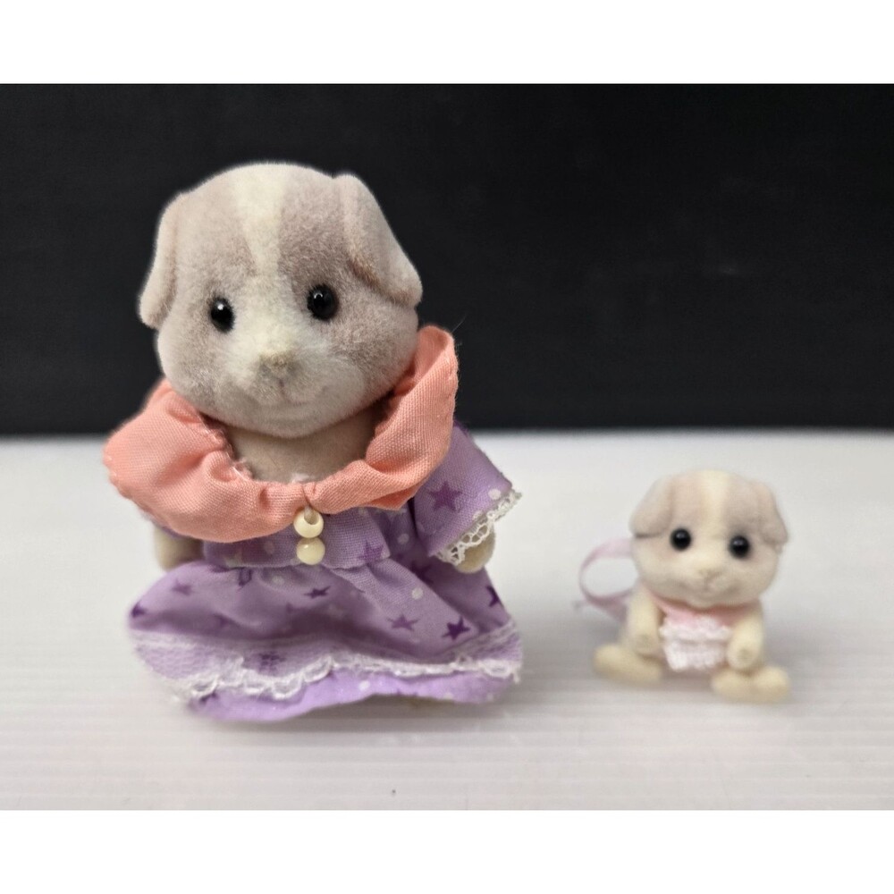 Calico Critters Sylvanian Families Pettyfur Guinea Pig Mother Penny Baby Figure